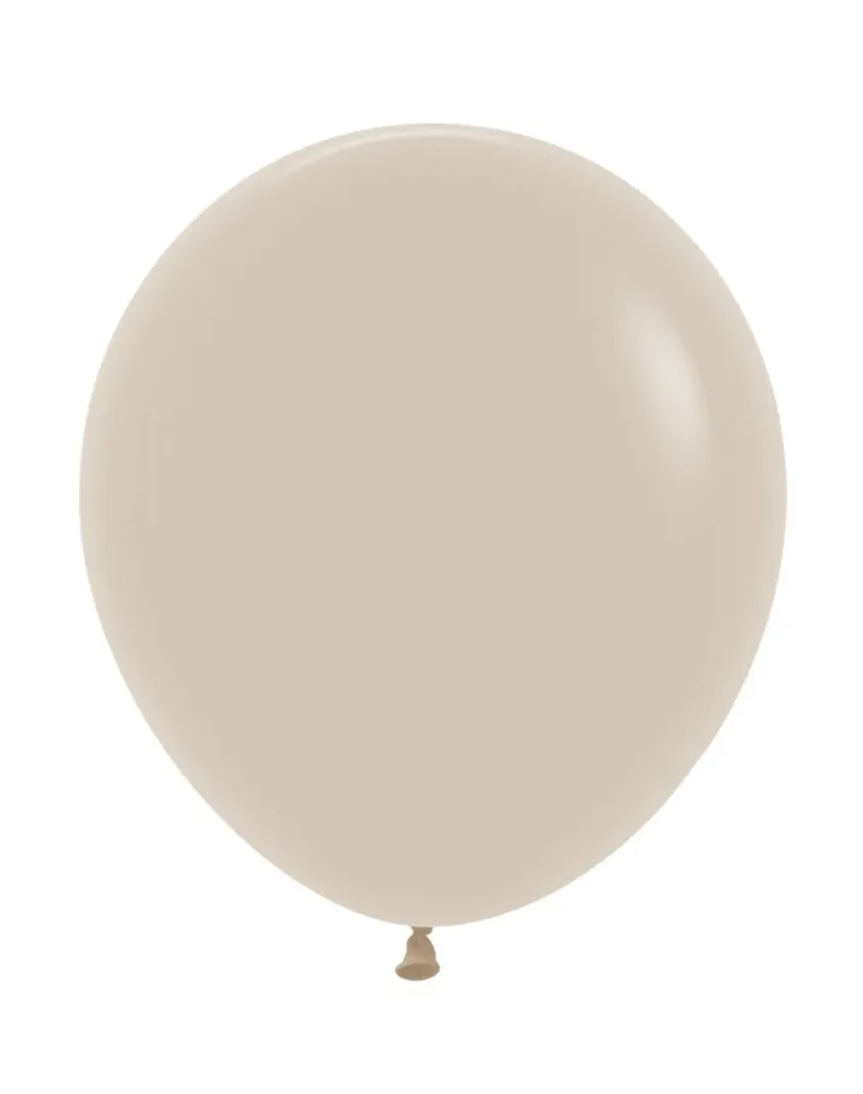 Ilmapallot Valkoinen hiekka 45cm 25kpl