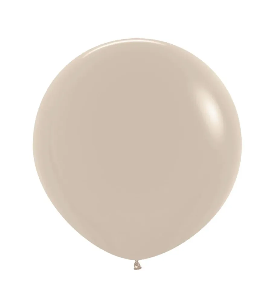 Ilmapallot Valkoinen hiekka 61cm 10kpl