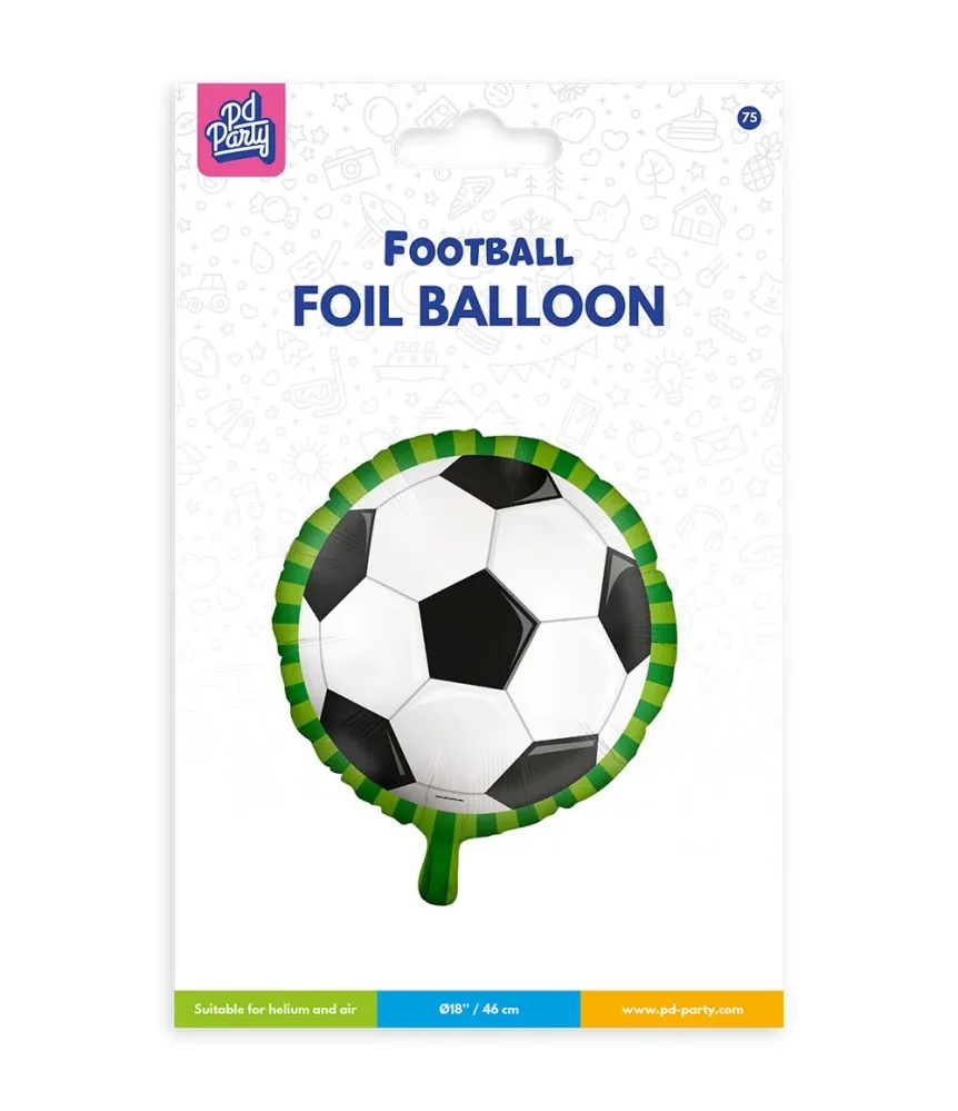 Jalkapallo helium ilmapallo tyhjä 46cm
