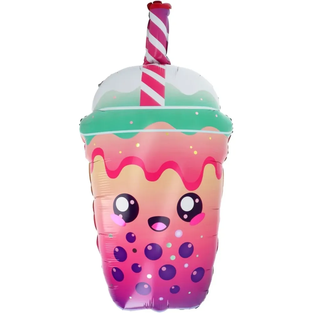 Kalvopallo - Kawaii koriste - Bubble Tea - 38x76 cm