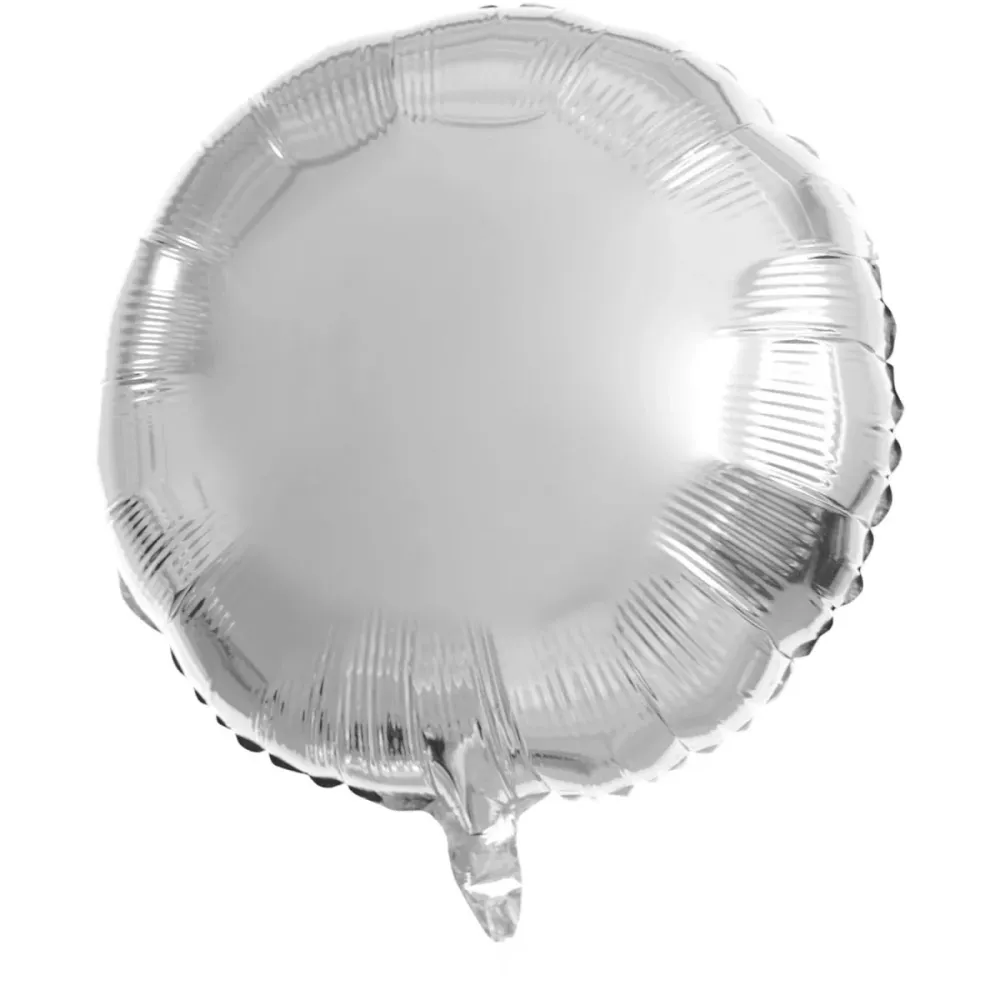 Kalvopallo pyöreä hopea - 45 cm