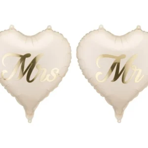 Kalvopallot sydämet MR ja MRS, 45 cm, sekoitus