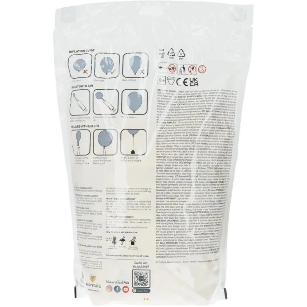 Keltaiset ilmapallot Toscanan keltainen 33cm 100kpl