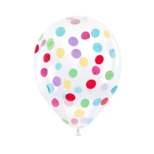 Konfetti ilmapallot 30cm 6kpl