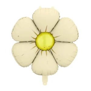 Kukka helium ilmapallo Beige tyhjä 65cm 4kpl 4kpl