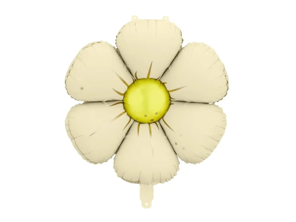 Kukka helium ilmapallo Beige tyhjä 65cm 4kpl 4kpl