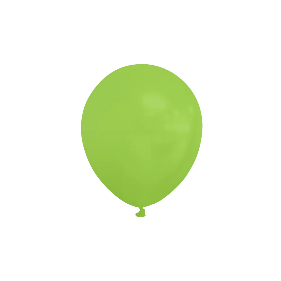 Lime Green ilmapallot 13cm 100kpl