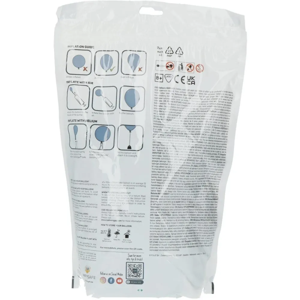 Mintunvihreä ilmapallot jauhe Pistache 33cm 100pcs