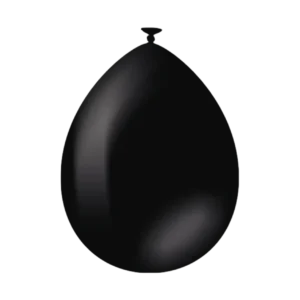 Mustat ilmapallot 30cm 10kpl