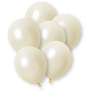 Norsunluun väriset ilmapallot 30cm 8kpl