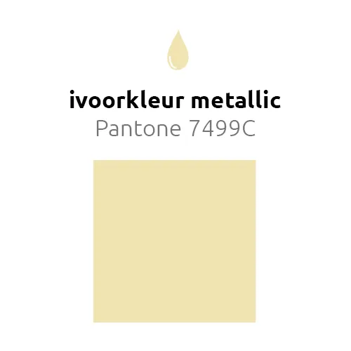Norsunluun väriset ilmapallot metalliset 25cm 10kpl