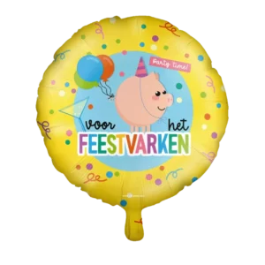 Party Pig Helium ilmapallo tyhjä 46cm