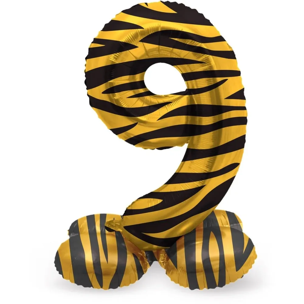Seisova folio ilmapallo Kuva 9 Tiger Chic - 41 cm tyhjä