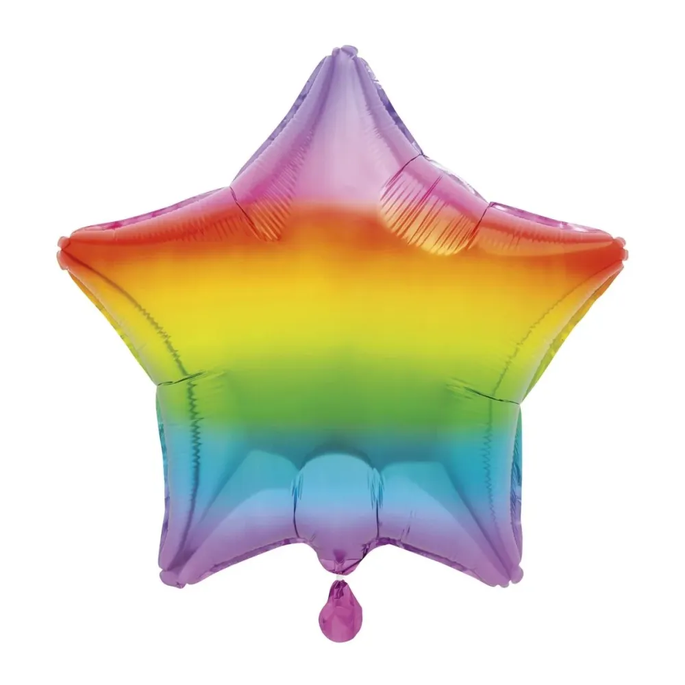 Star Helium ilmapallo Rainbow tyhjä