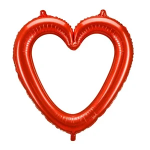 Sydän helium ilmapallo punainen 86cm