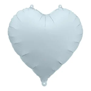 Sydän helium ilmapallo sumuinen sininen tyhjä 45cm