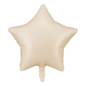 Tähti Helium ilmapallo Beige Tyhjä 48cm