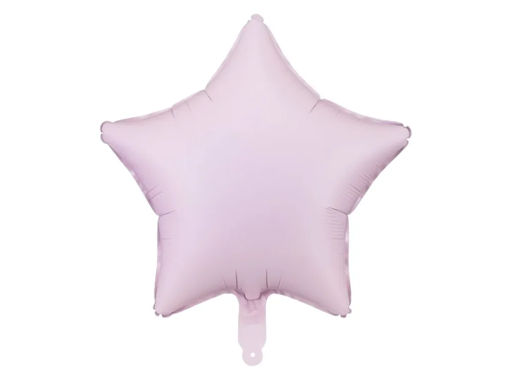 Tähti helium ilmapallo violetti tyhjä 48cm