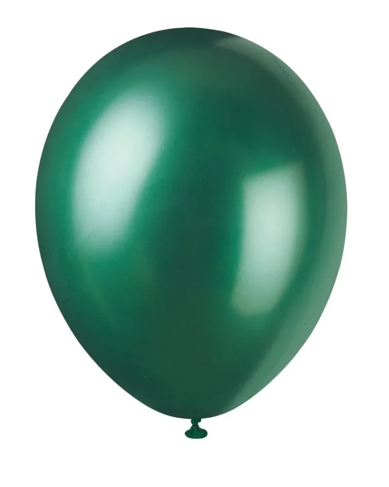 Tummanvihreät ilmapallot Gloss 30cm 10kpl
