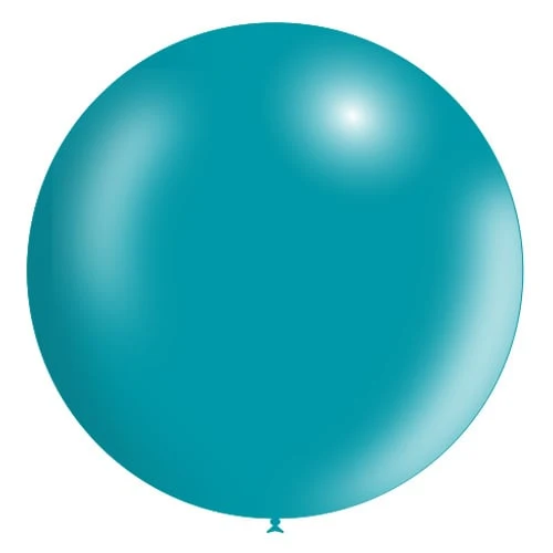 Turkoosi jättiläinen ilmapallo XL metallinen 91cm