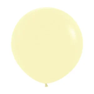 Vaaleankeltaiset ilmapallot 61cm 3kpl