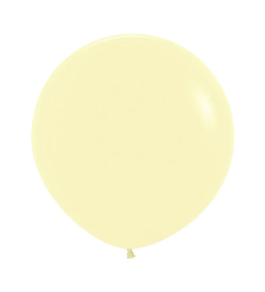 Vaaleankeltaiset ilmapallot 61cm 3kpl