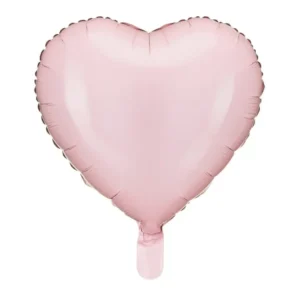 Vaaleanpunainen helium ilmapallo sydän 45cm