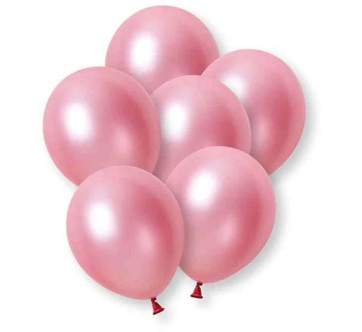 Vaaleanpunaiset ilmapallot 30cm 8kpl Latex