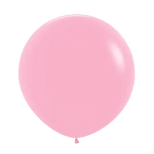 Vaaleanpunaiset ilmapallot lateksi 61cm 3kpl