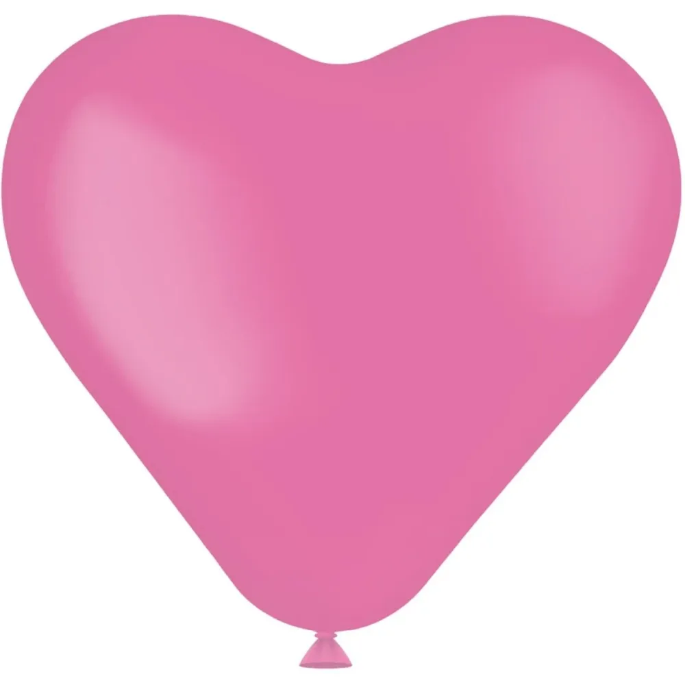 Vaaleanpunaiset sydän ilmapallot Rosey Pink 25cm 8kpl 8kpl