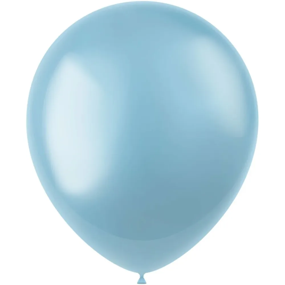 Vaaleansiniset ilmapallot Metallinen taivaansininen 33cm 100kpl