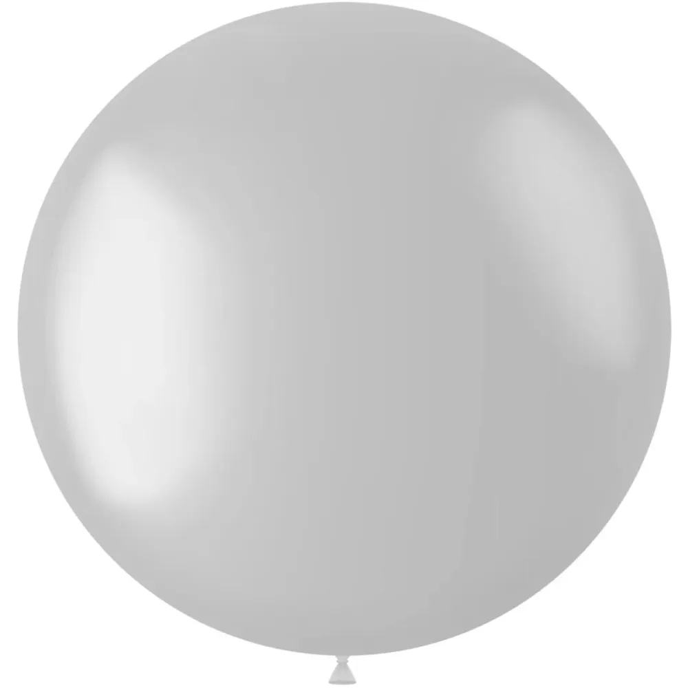 Valkoinen ilmapallo Metallic Pearl White 78cm