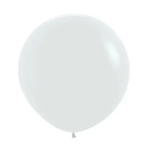 Valkoiset ilmapallot lateksi 61cm 3kpl