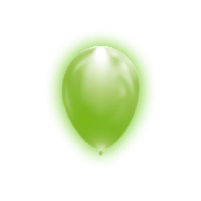 Vihreä Led ilmapallot 26cm 5kpl