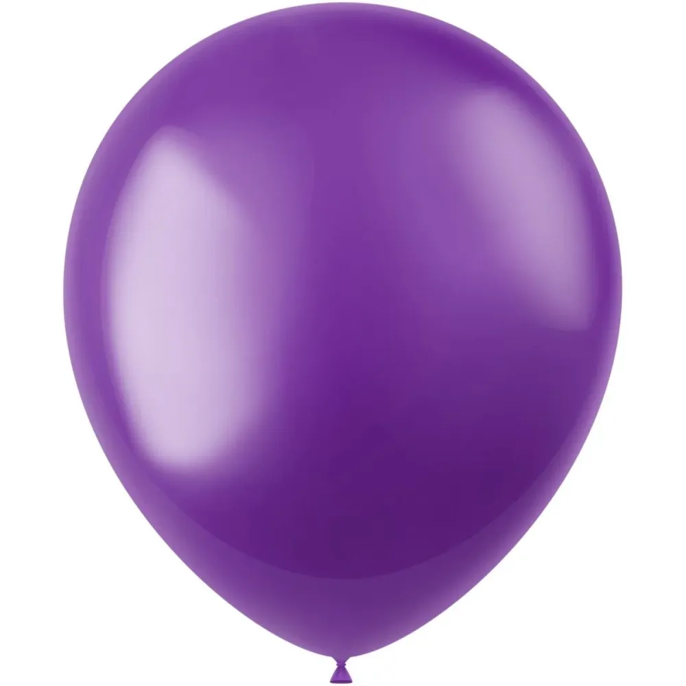 Violetti ilmapallot Metallinen Violetti Violetti 33cm 10kpl 10kpl