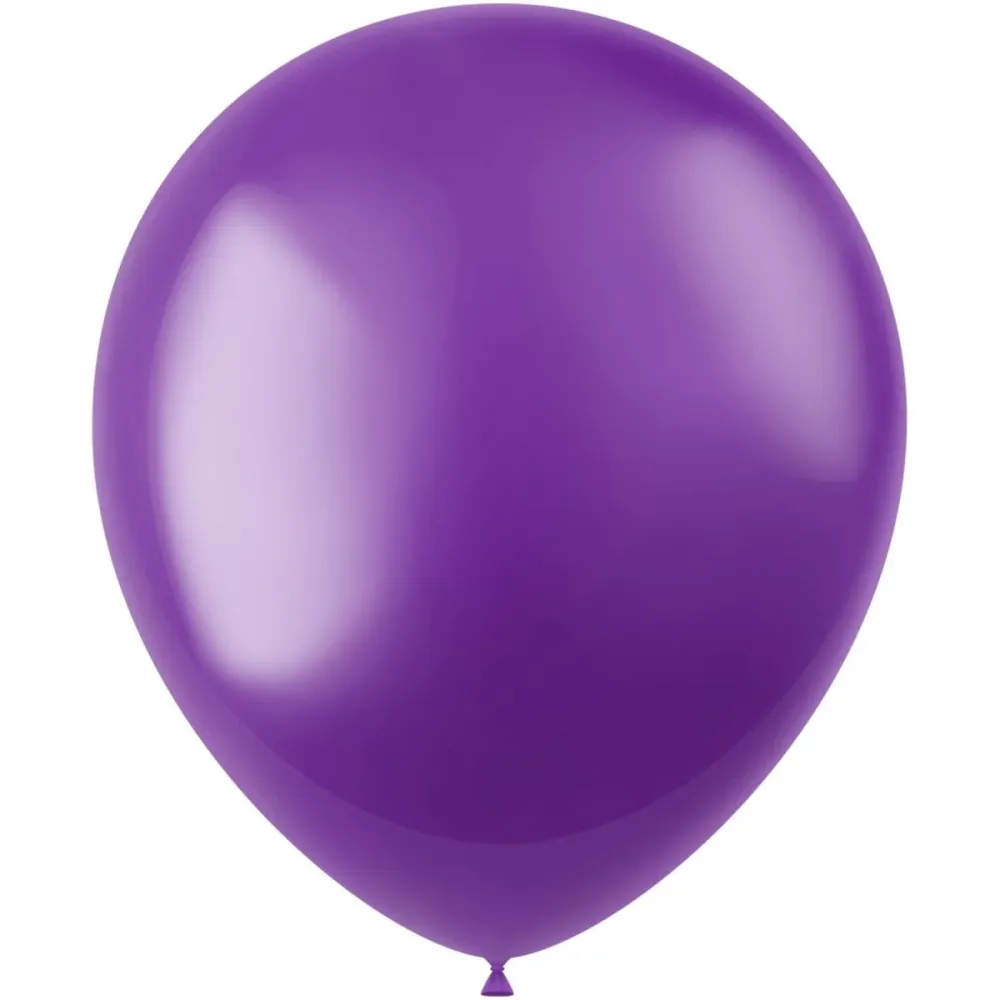 Violetti ilmapallot Metallinen Violetti Violetti 33cm 50kpl 50kpl