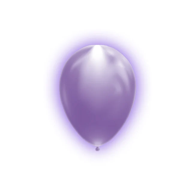 Violetti Led ilmapallot 26cm 5kpl