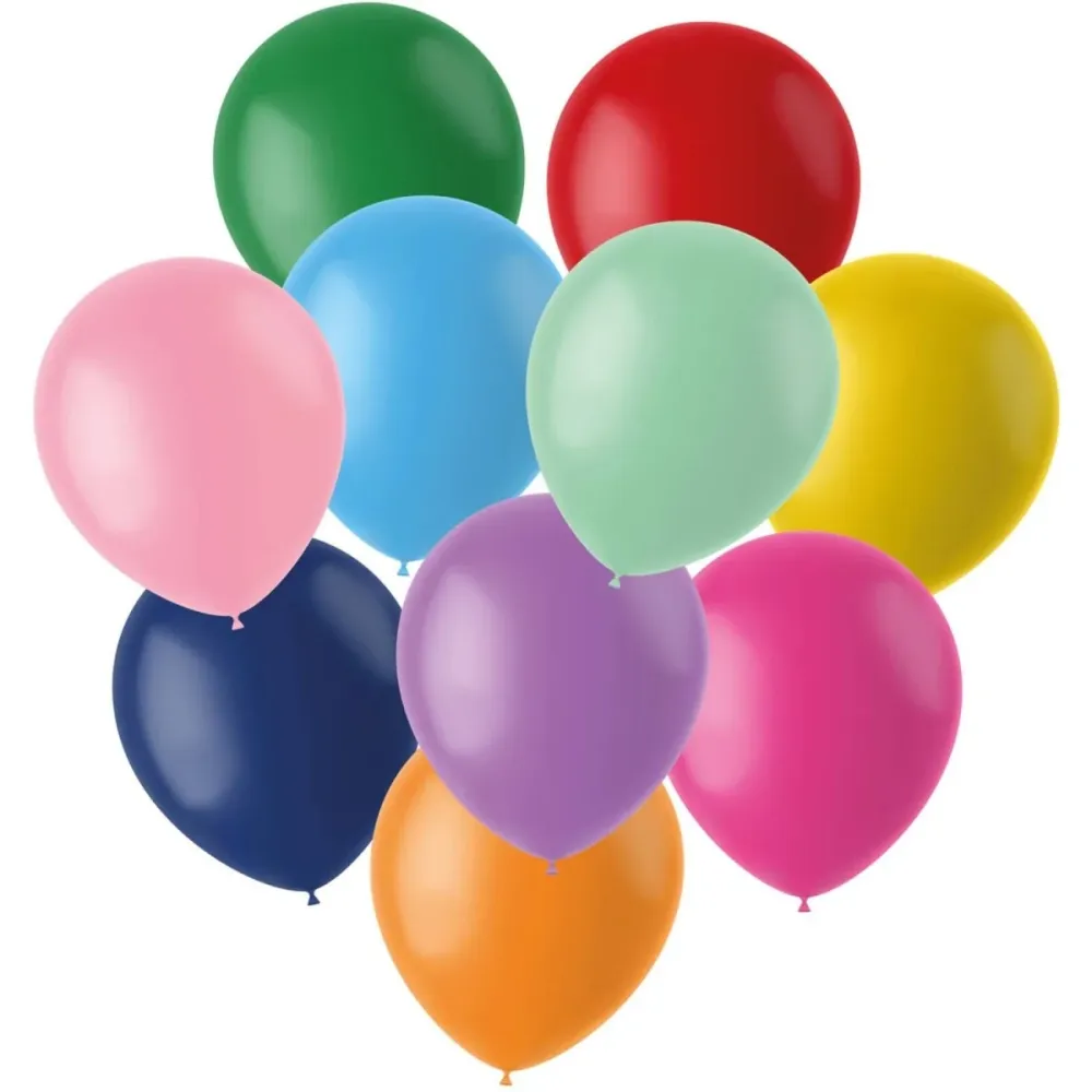 Värilliset ilmapallot 21cm 50kpl