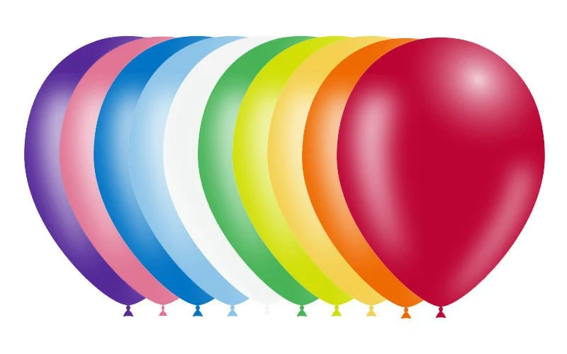 Värilliset ilmapallot 25cm 10kpl