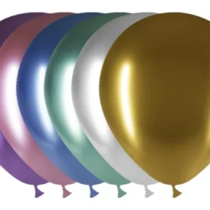 Värilliset ilmapallot Chrome 30cm 10kpl