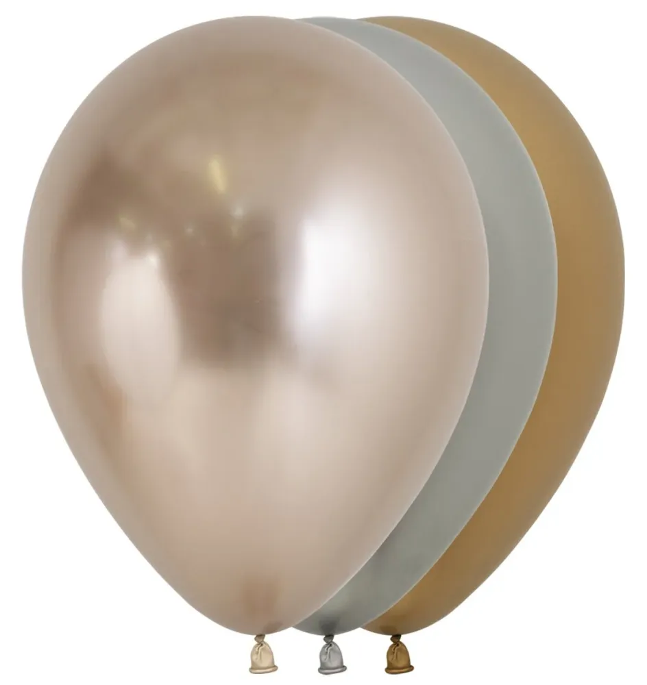 Värilliset ilmapallot Deluxe 30cm 50kpl