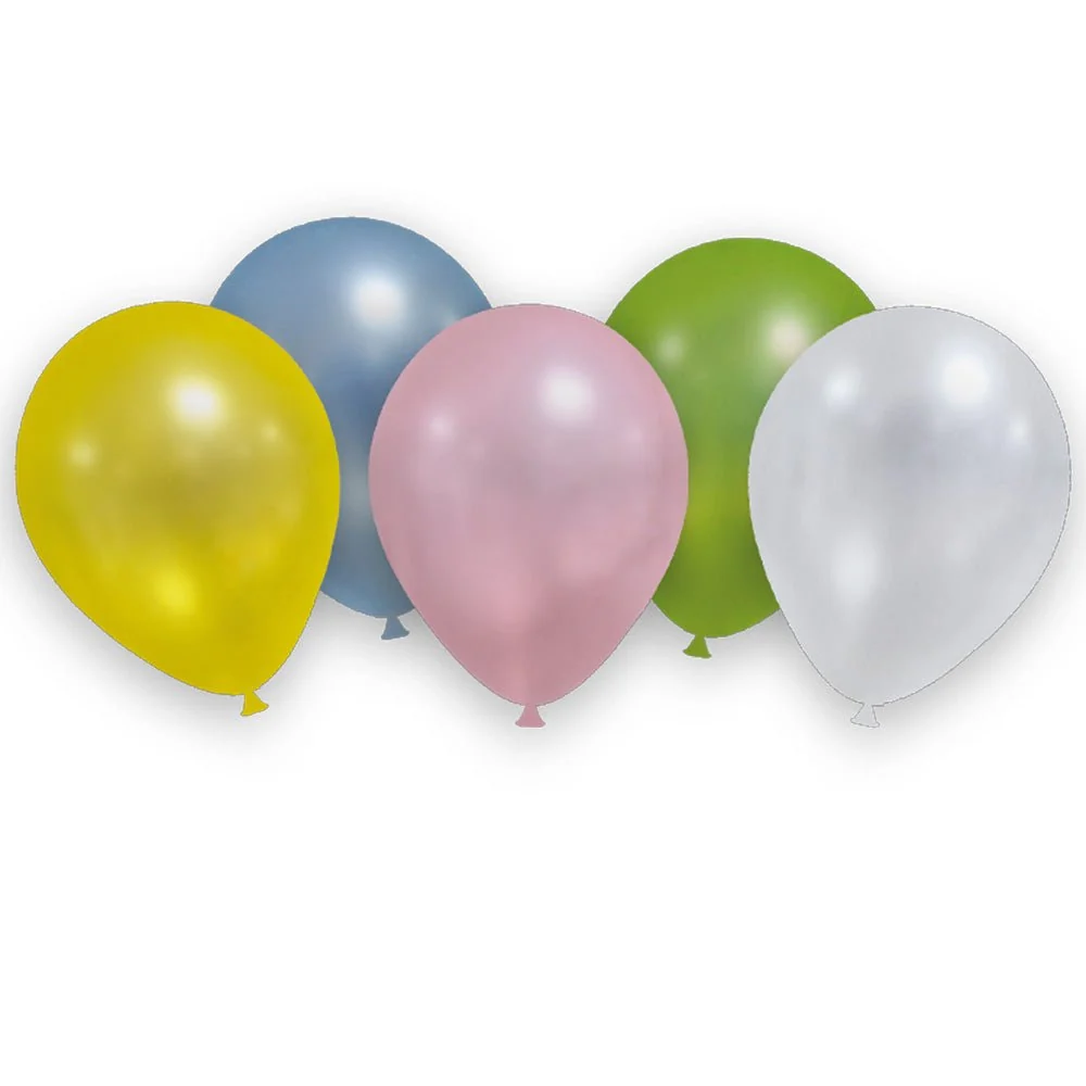 Värilliset ilmapallot Latex Metallic Tyhjä 27.5cm 8kpl 8kpl