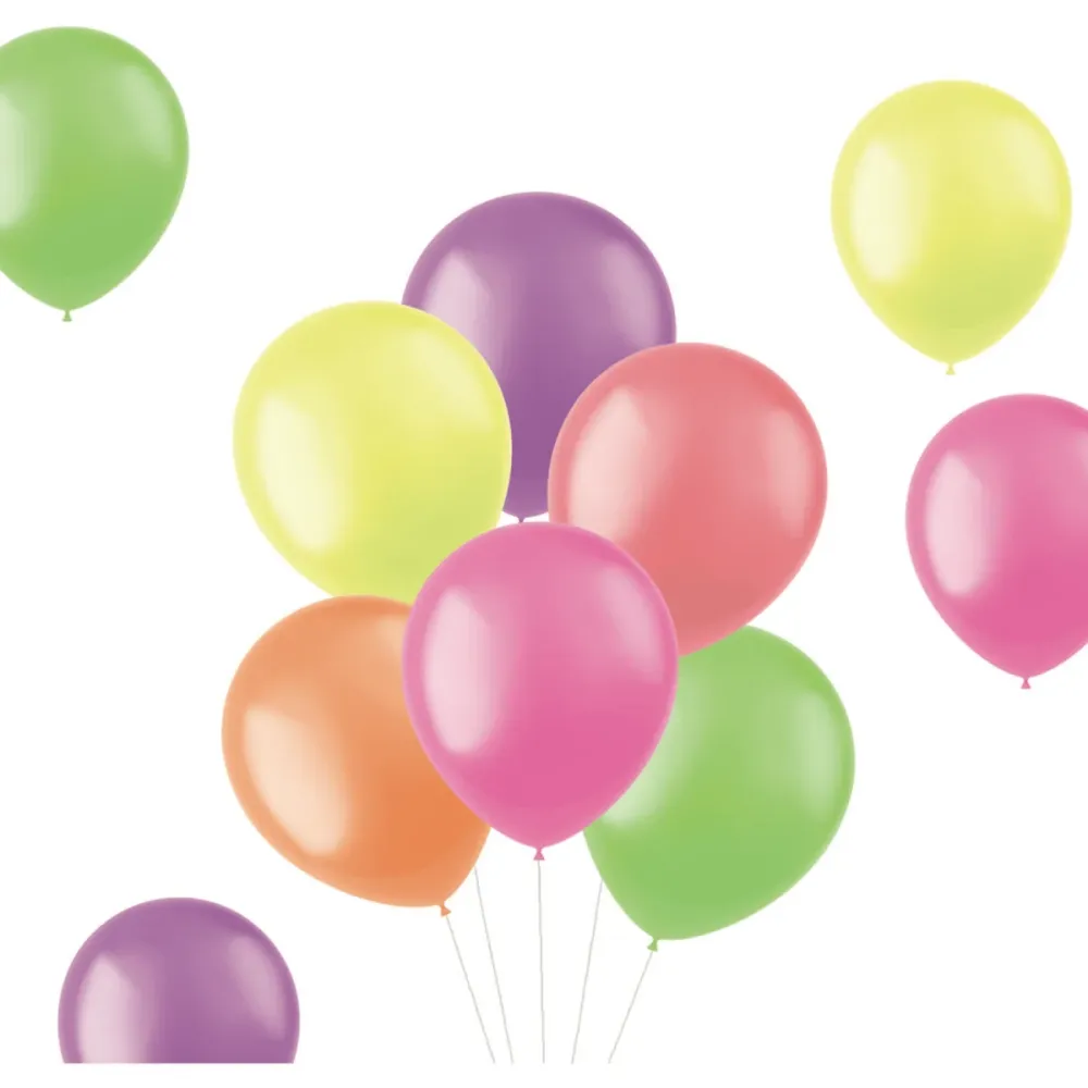 Värilliset ilmapallot Neon 33cm 50kpl