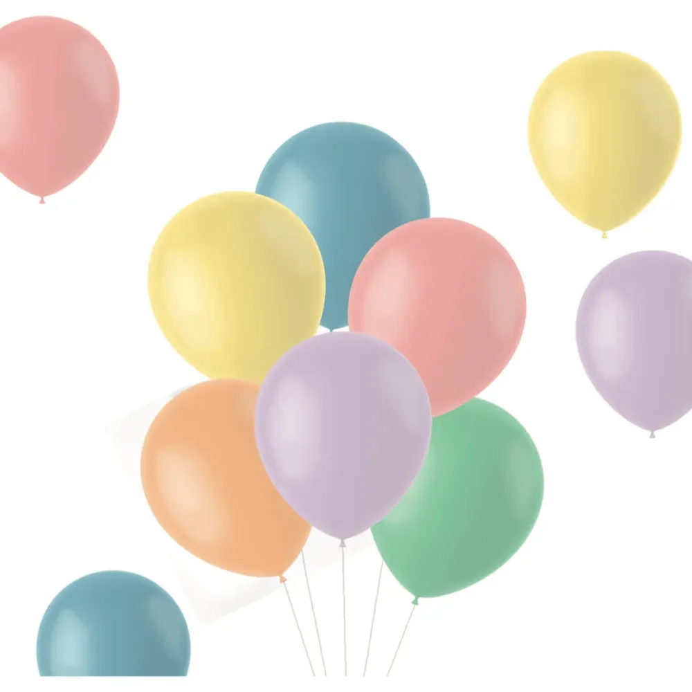 Värilliset ilmapallot Pastel 33cm 100kpl