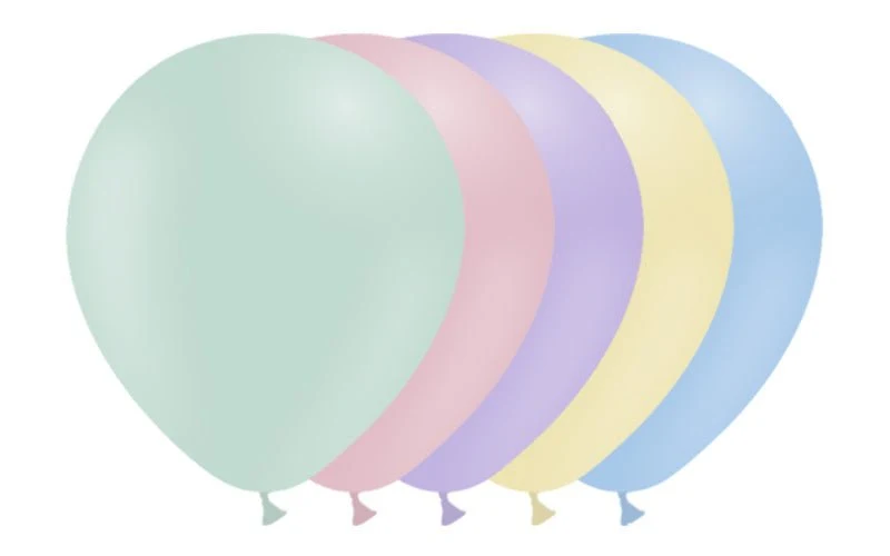 Värilliset ilmapallot Pastelli 30cm 50kpl