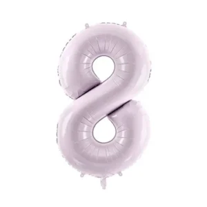 8 vuoden hahmo ilmapallo violetti tyhjä 72cm