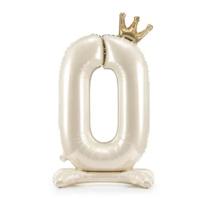 0 vuoden helium ilmapallo Pearl tyhjä 84cm