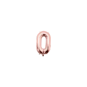 0 vuoden helium ilmapallo Rose Gold tyhjä 40cm