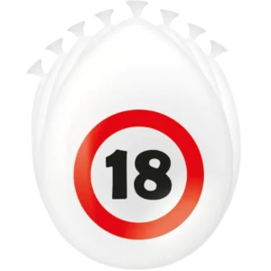18 vuoden ilmapallot Liikennemerkki 30cm