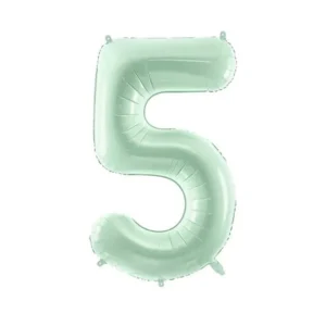 5 vuoden kuva ilmapallo Mint Green tyhjä 72cm